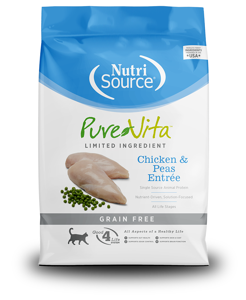 Nutrisource Pure Vita Chicken and Peas Cat