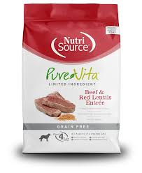 Nutrisource Pure Vita Beef and Red Lentils