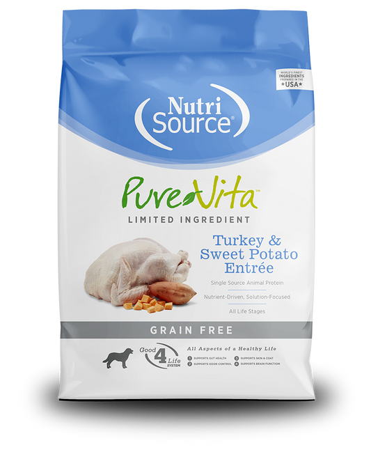 Nutrisource Pure Vita Turkey and Sweet Potato